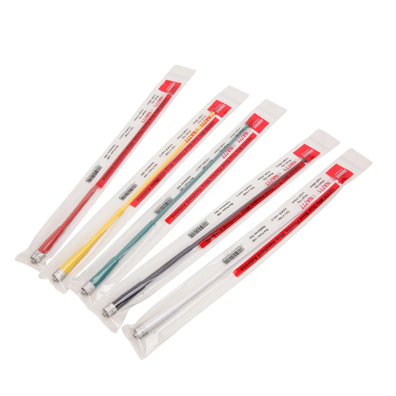 ABBREE NA-777 красочные двухдиапазонный УКВ/УВЧ SMA-Female иди и болтай Walkie Talkie антенна для