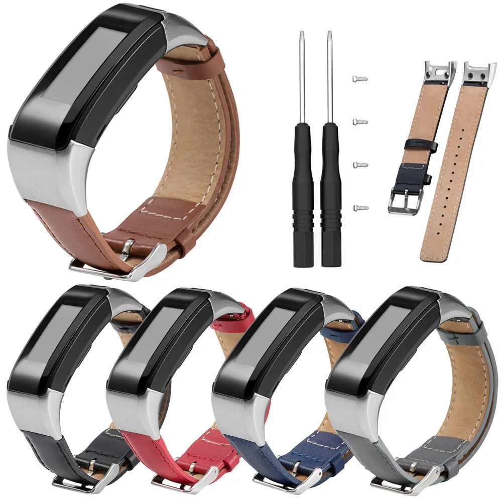 Новый Сменный ремешок для часов из натуральной кожи браслет Garmin Vivosmart HR