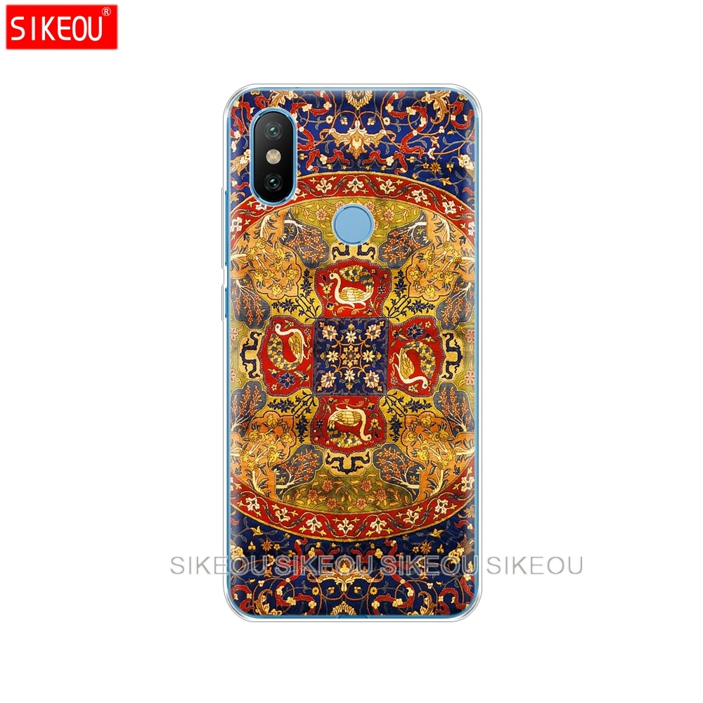 Силиконовый чехол для Xiaomi Mi 8 8SE A1 A2 lite 5 5S 5X 6 Mi5 MI6 NOTE 3 MAX Mix 2 2S персидский ковер с