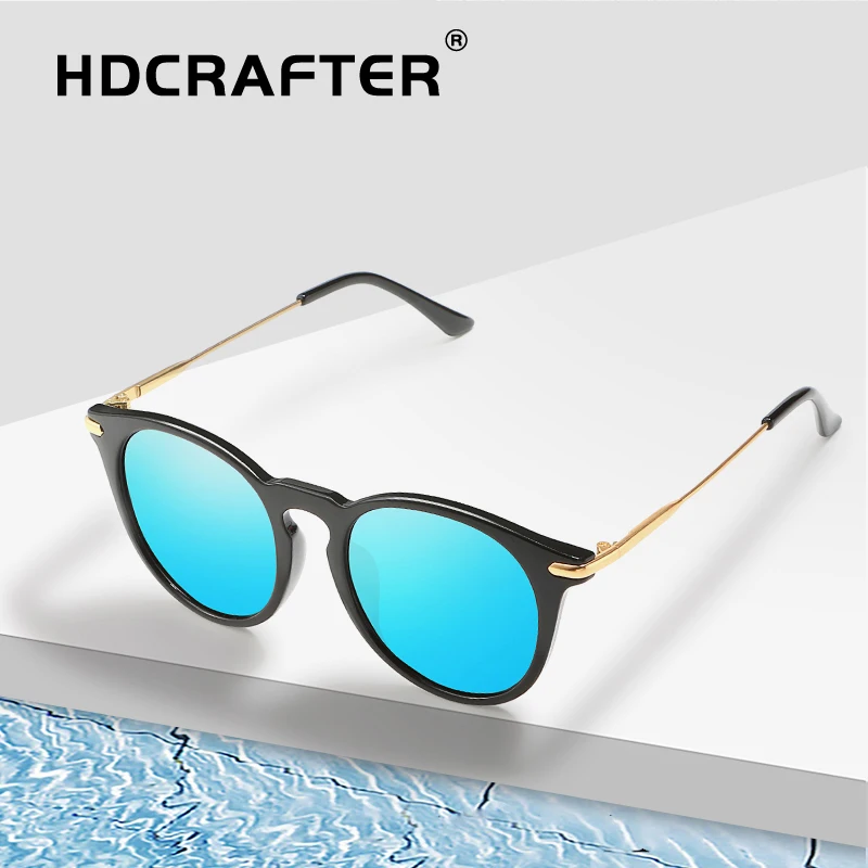 HDCRAFTER Модные солнцезащитные очки Женщины поляризованные овальные женские для