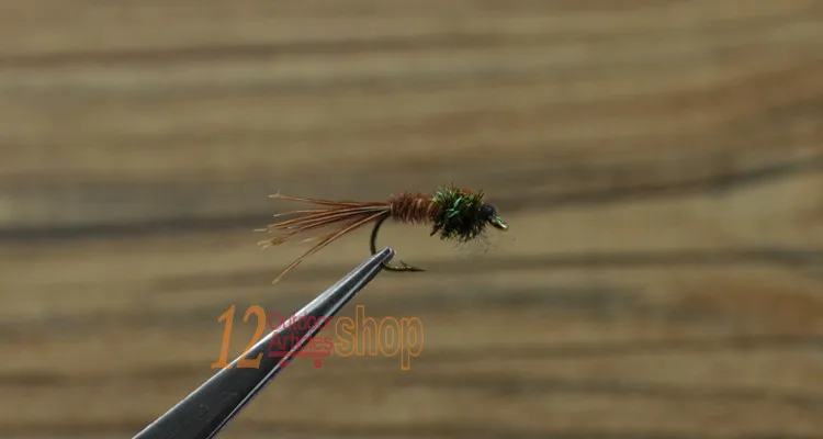 10 шт. [14 #] коричневый хвост оливковый принц Кадди майфа Nymph|fish pattern|dry flyfly fly |