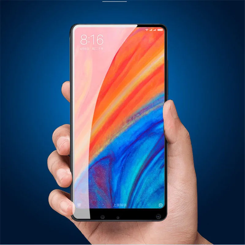 Защитное стекло закаленное 9H для Xiaomi Mi Mix 2 | Мобильные телефоны и аксессуары
