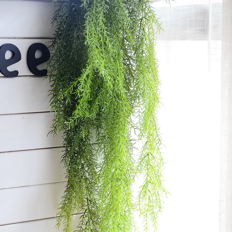 Denisfen Plastic Flowers Wall Hanging Plant Artificial Pine Needles for Home Balcony Decoration Basket Accessories Flower AFP233 | Дом и сад