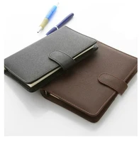 multifunctional loose leaf notebook faux leather a5 a6 daily memos organizer planner note book