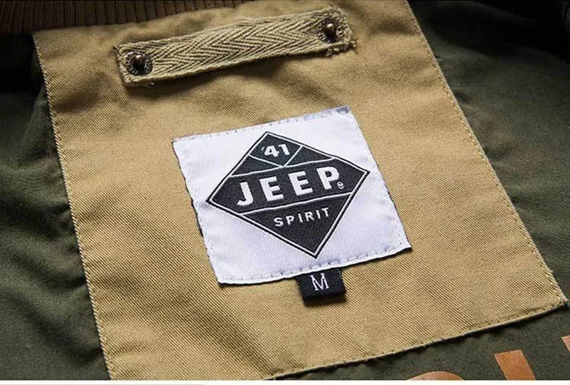 JEEP SPIRIT Новая Осенняя Рабочая куртка, пальто, мужская хлопковая одежда со стоячим воротником, деловые куртки с длинными рукавами в стиле милитари