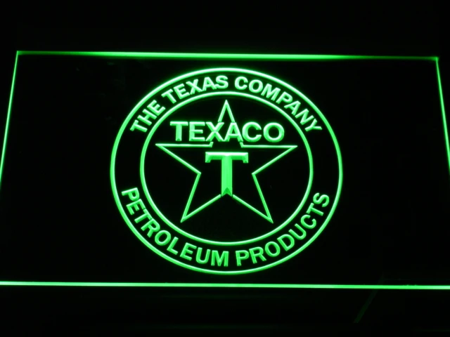 Фарфоровый газовый насос TEXACO d122 светодиодные неоновые световые вывески с