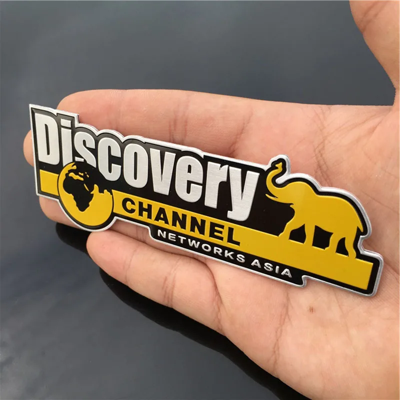 Discovery Channel Network Asia Aluminium Decal Sticker for Jeep Wrangler Renegade Grand Compass Cherokee Dodge Journey Ram | Автомобили и