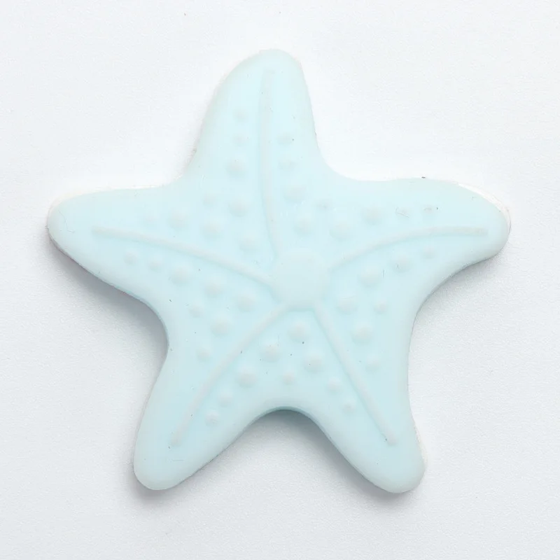 Stars Blue 1 шт., утолщенная Бесшумная дверная палка для гольфа, стильная резиновая ручка, дверной замок, защитная накладка, наклейки на стену для дома - Цвет: Stars Blue