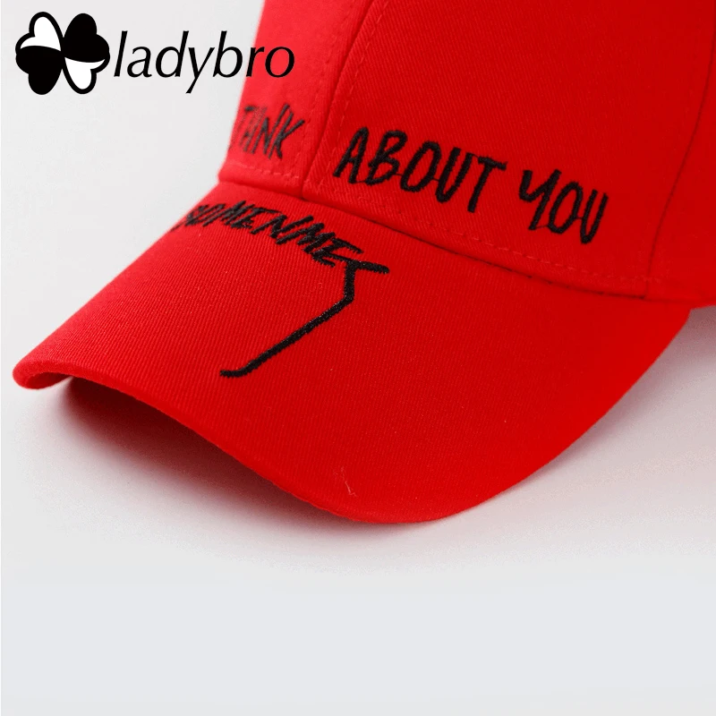 Ladybro I THINK женская шапка кепка мужская хлопковая бейсболка Повседневная хип-хоп