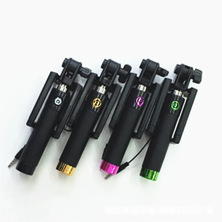 Mini self timer bar gift mobile phone three generation folding selfiestick rod selfie stick | Электроника