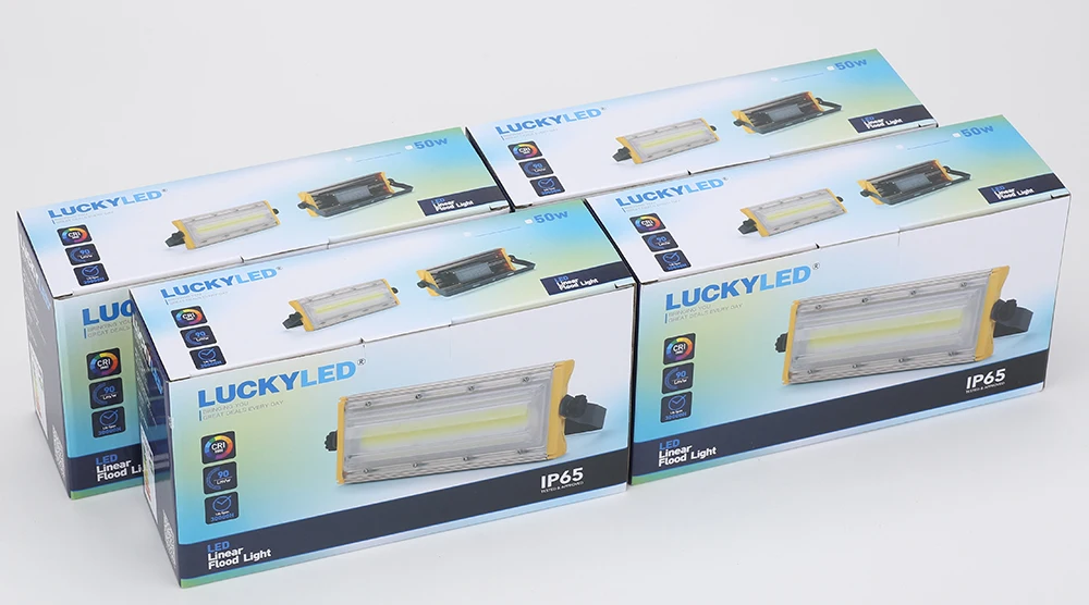 LUCKYLED Светодиодный прожектор 50 Вт Водонепроницаемый IP65 Прожектор Светильник ac220в Точечный светильник наружный светильник для Gargen настенный светильник мощность