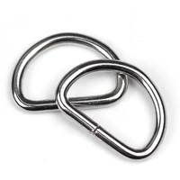 10 pieceslot 30mm metal d shaped buckle metal d buckle d ring semicircle button bags mountaineering backpack accessories