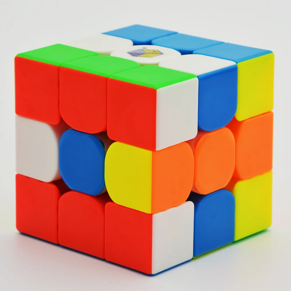 Yuxin Huanglong 3x3 скоростной куб 3x3x3 Гладкий твист магический куб без наклеек Головоломка Куб Обучающие Детские игрушки Рождественский подарок