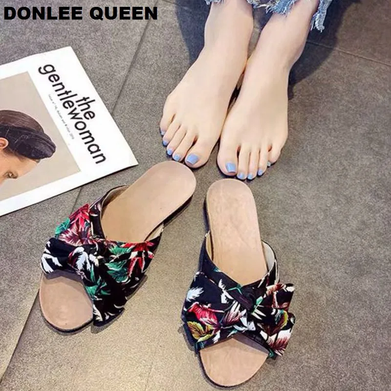 DONLEE QUEEN/2019 г. летние шлепанцы женские пляжные с леопардовым принтом Вьетнамки