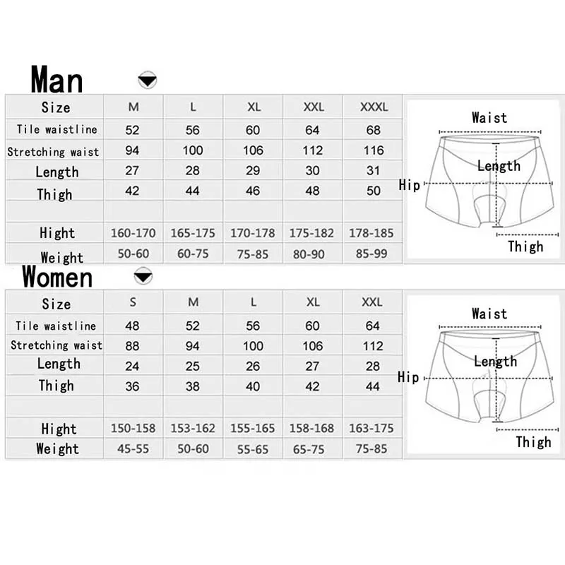 Велосипедное нижнее белье мешковатая велосипедная короткая губчатая