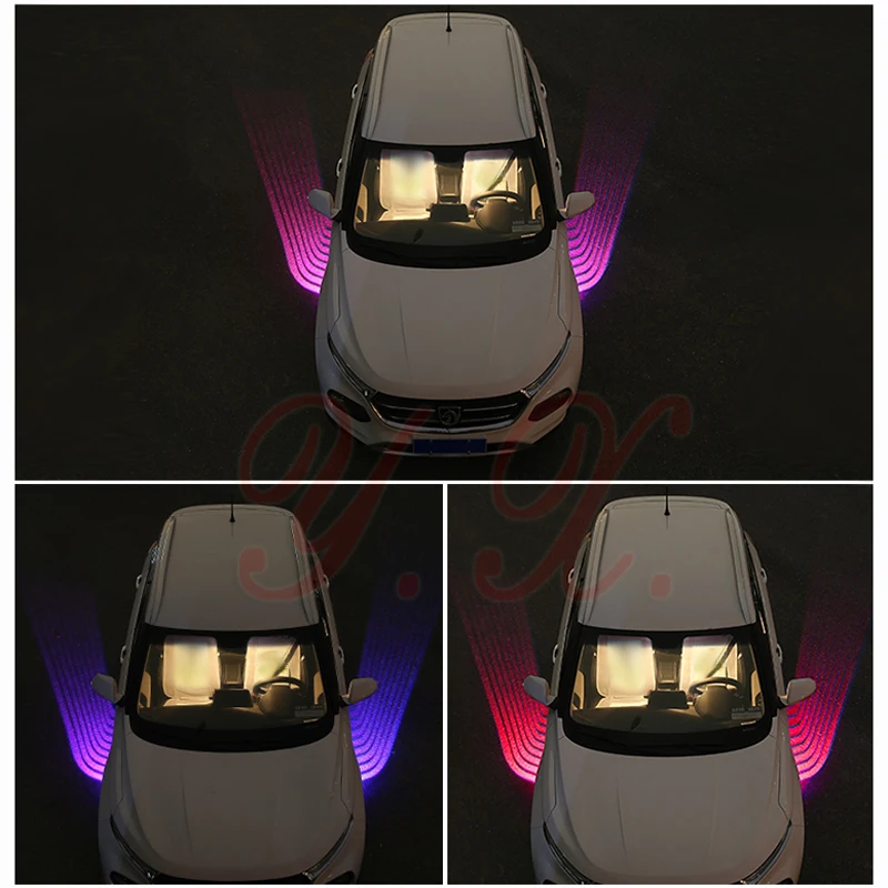 2x декоративный светильник для BMW Ford Audi Toyota Volkswagen Angel Wing RGB светодиодный лазерный