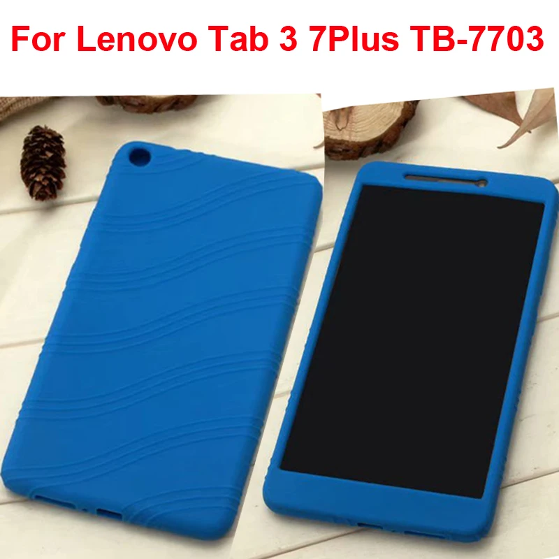 Чехол для Lenovo Tab 3 7 Plus TB 7703X защитный чехол Tab3 plus рукав 7703 из кожи силикона
