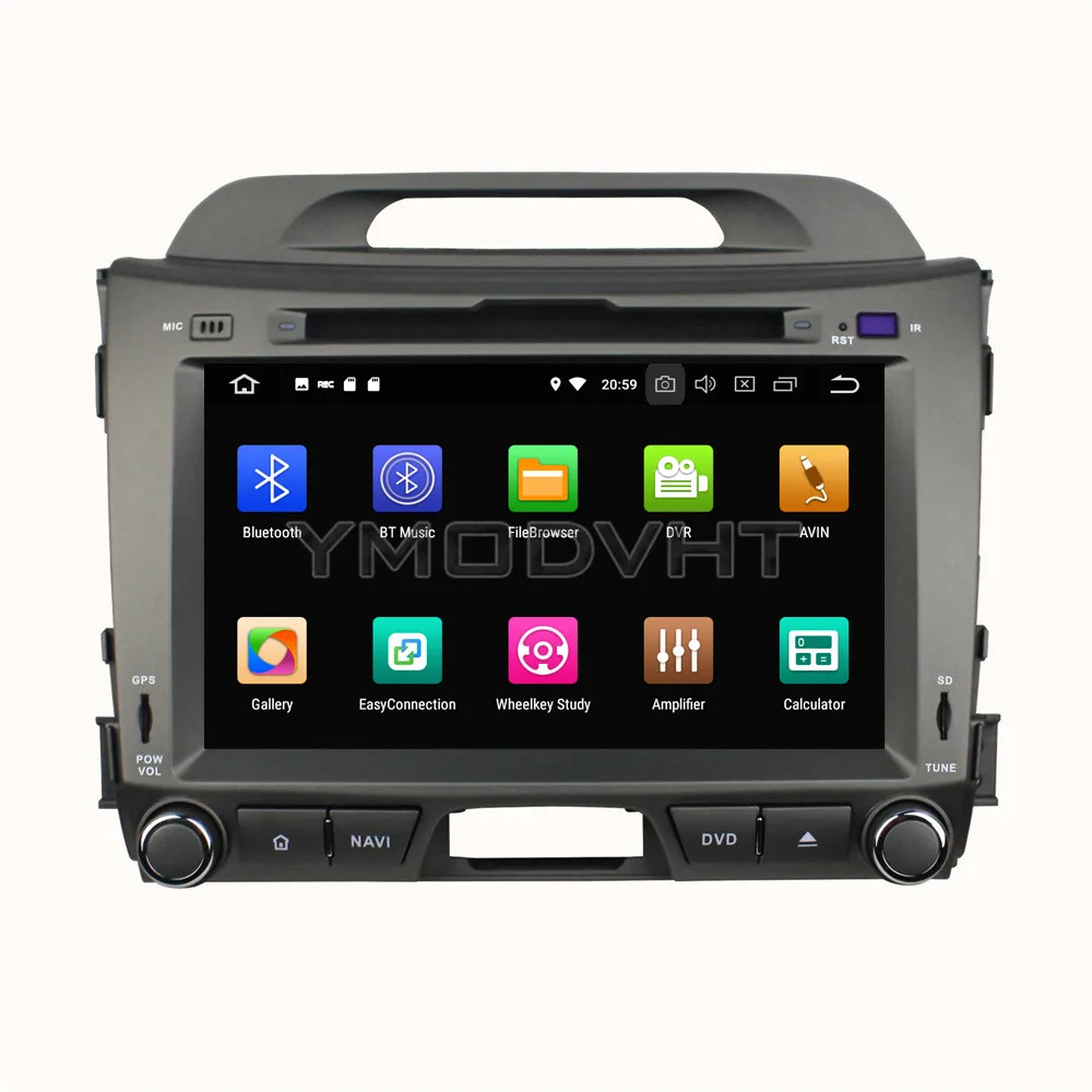 YMODVHT 8 дюймов Android 0 Восьмиядерный PX5 4 Гб ОЗУ 32 ПЗУ автомобильный DVD плеер Радио