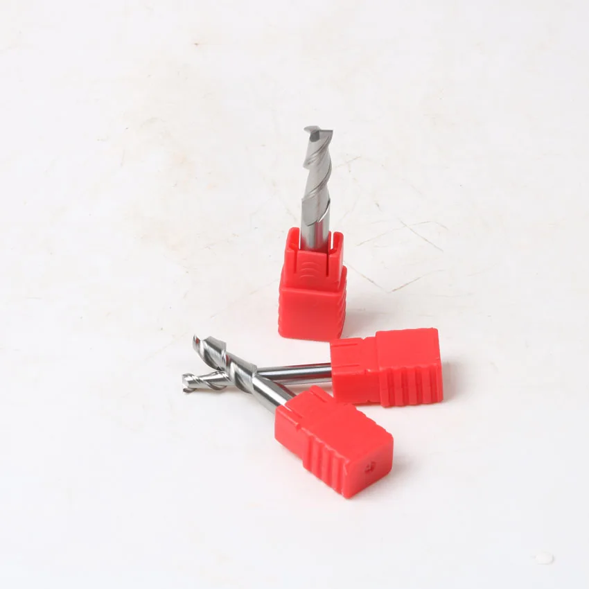 Скидка 5 шт. 2F двойная флейта HRC50 Вольфрамовая твердосплавная 1-12 мм ЧПУ с нано