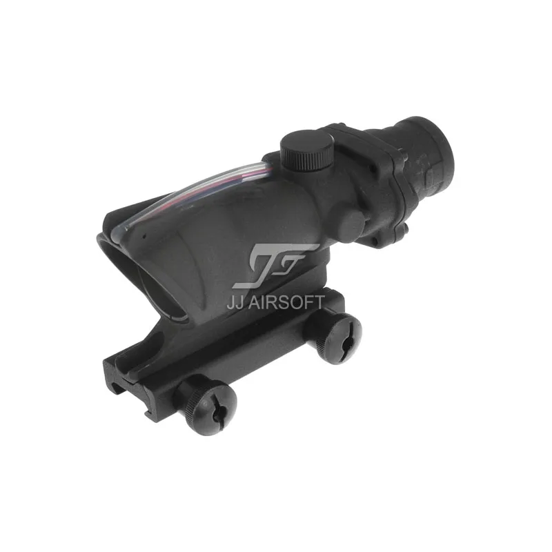 J страйкбол ACOG 4x32 TA31 красное волокно с подсветкой красная кроссовая винтовка