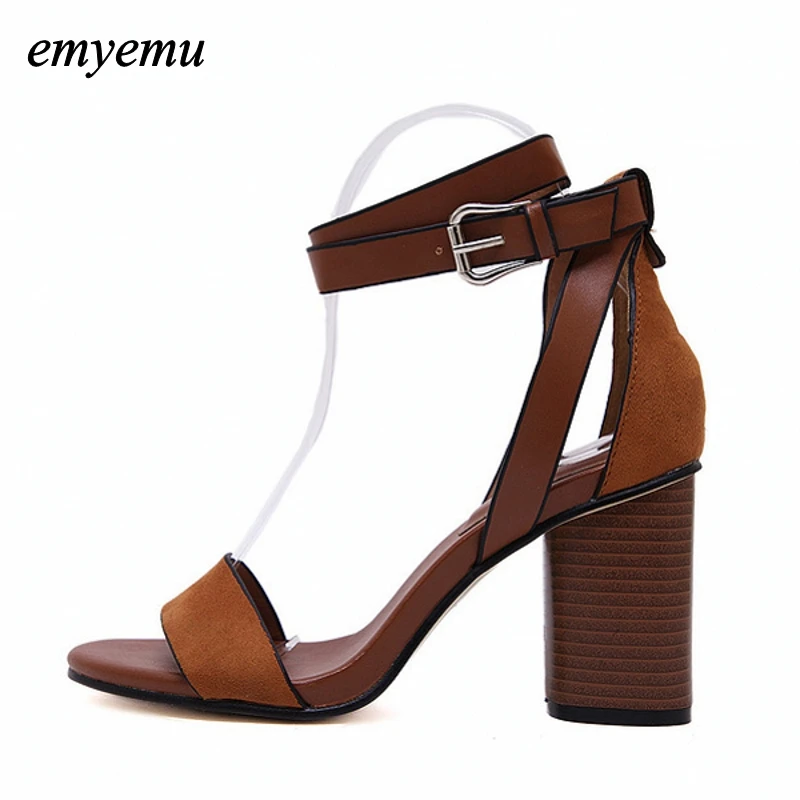 Сандалии женские на платформе и толстом каблуке шлепанцы с открытым носком