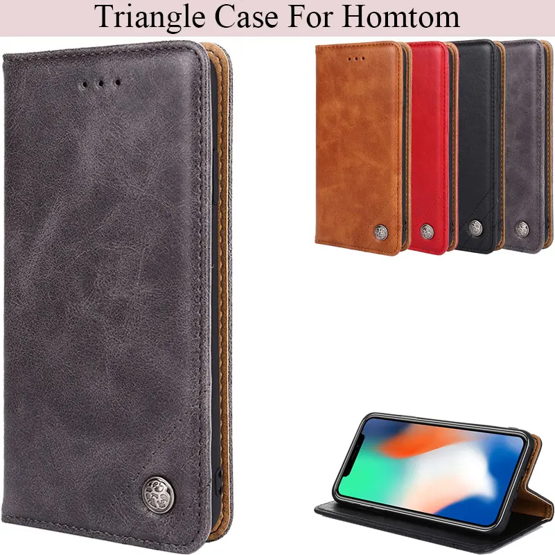 K'try Треугольники чехол для телефона из искусственной кожи Homtom камень ножницы