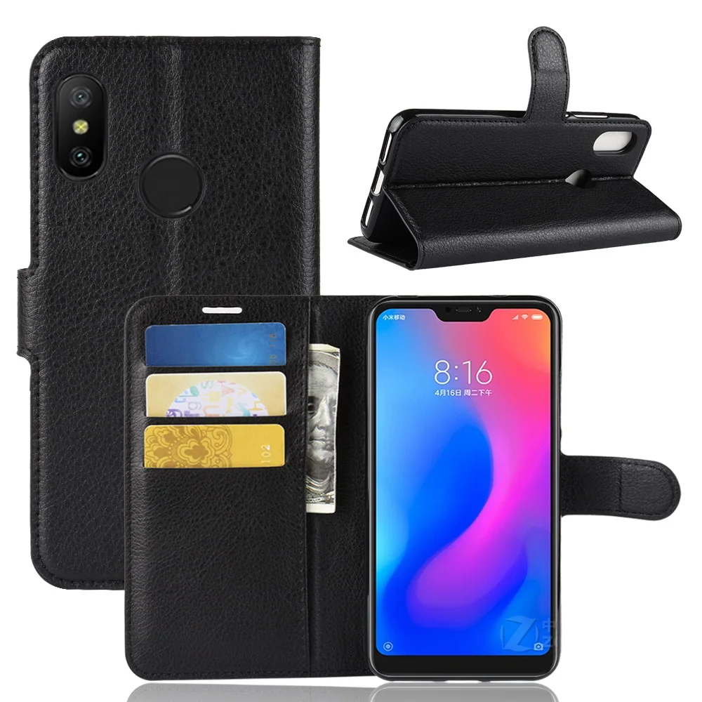 Флип чехол глобальная версия X3 NFC A2 Lite роскошный кожаный кошелек с подставкой для