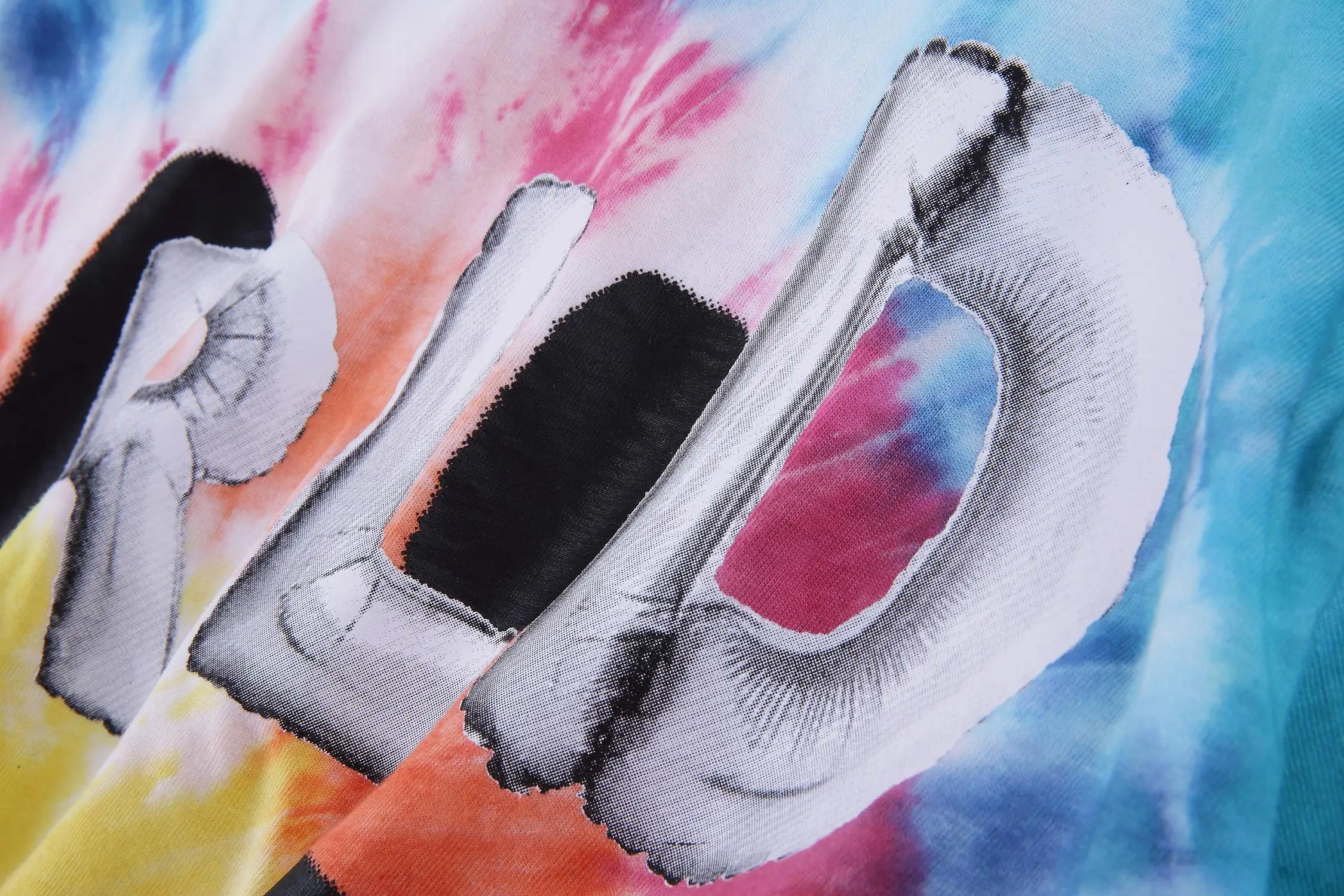 19SS Трэвиса Скотта Astroworld нет прохожих высокое качество Tiedye футболки Джастин Бибер Хип-Хоп Уличная одежда Astroworld футболки для мужчин