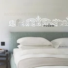 Зеркальные настенные наклейки для украшения комнаты, Декор, наклейка, Роскошный Ретро винтажный Королевский дворец, изголовье, рамка, фриз litello R024