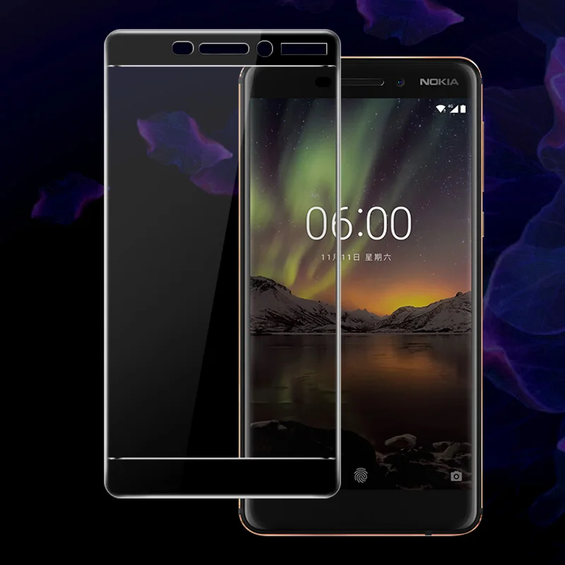 Imak Amazing 2.5D Защита экрана для Nokia 6 1 полное покрытие закаленное стекло Nokia6 2018