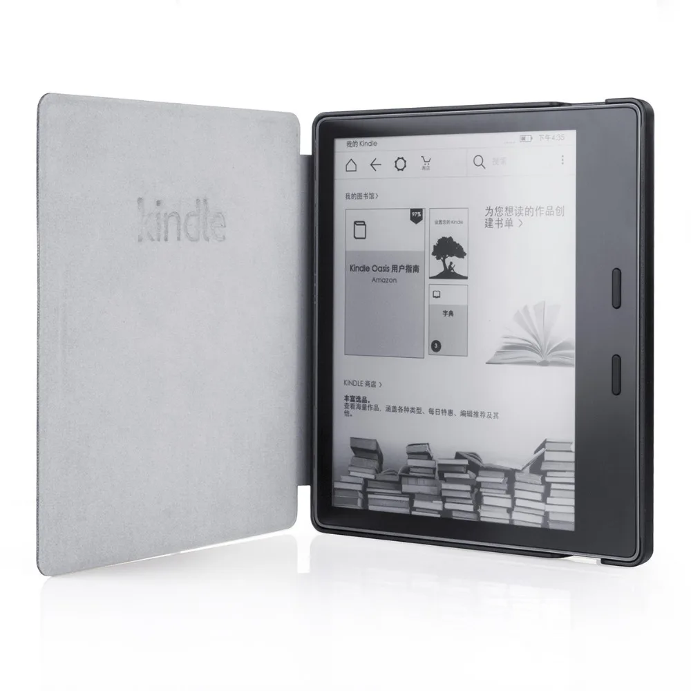 1:1 из искусственной кожи чехол для Amazon kindle oasis 2 7 дюймов умный чехол для Amazon kindle oasis 2 Защитный Авто чехол