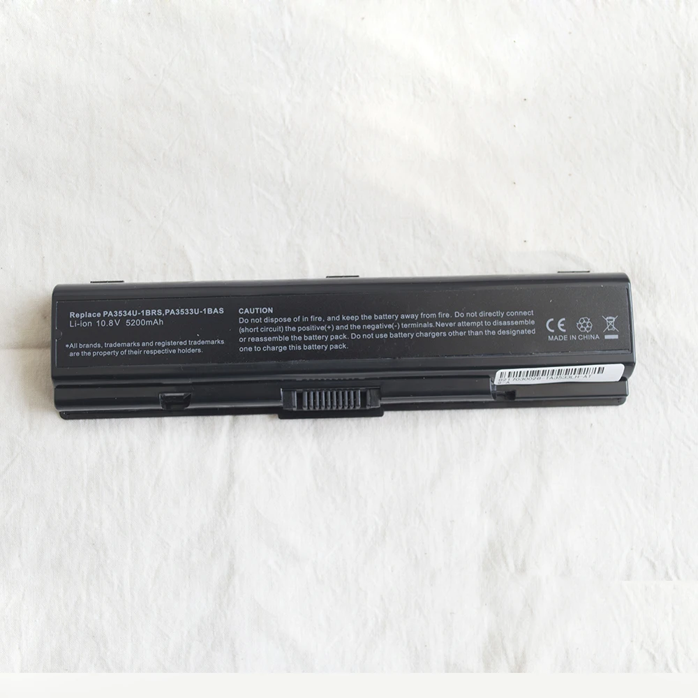 Новый аккумулятор 5200 мАч для ноутбука TOSHIBA Satellite L205 L450 01M L505D L550 L202 L305D L201 L305 L505 M202 3534