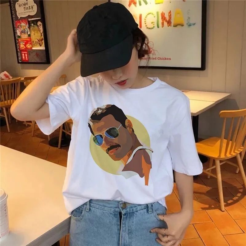 Футболка Freddie Mercury с изображением королевской группы женская футболка в стиле