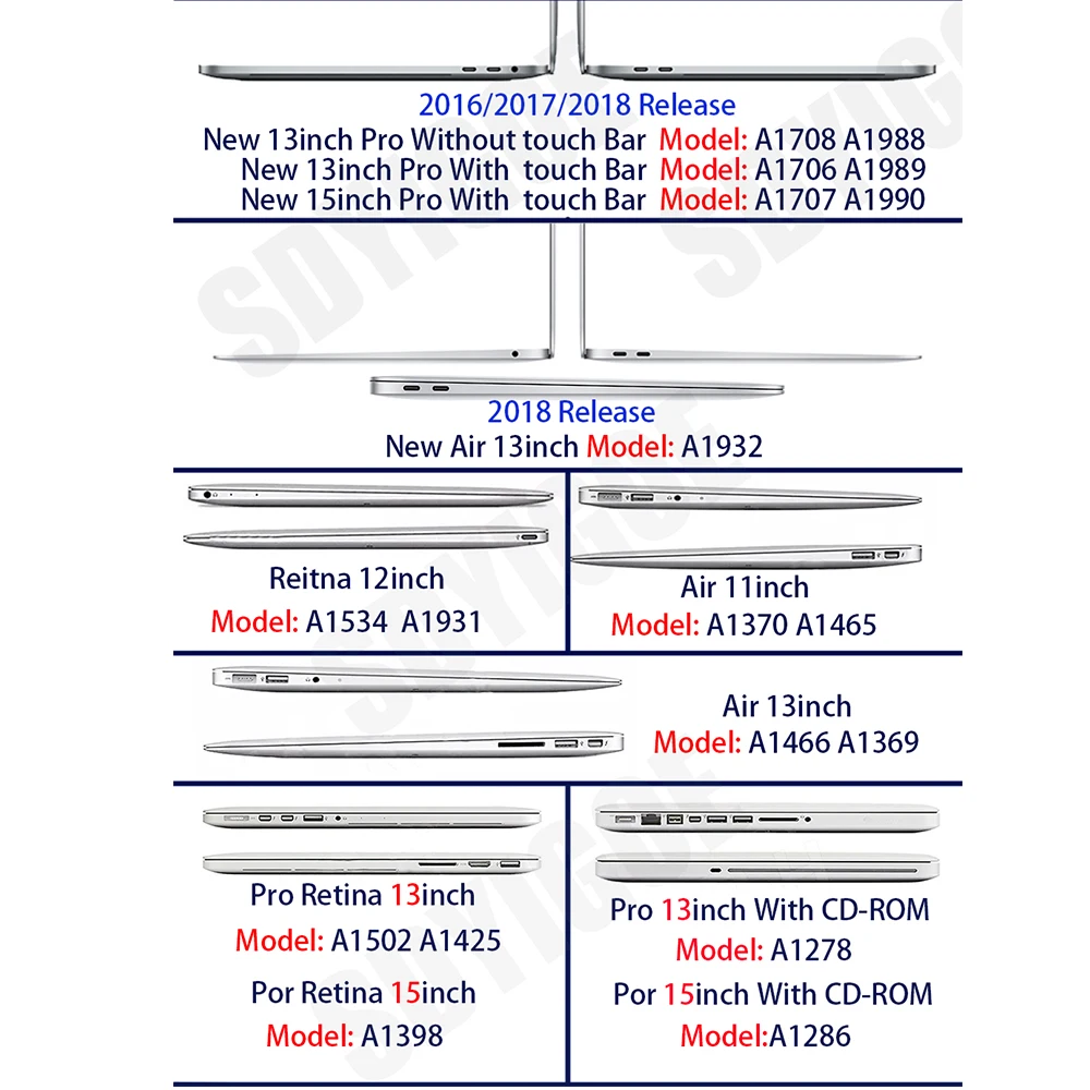 Мраморный защитный чехол для MacBook 13Air 13Pro Retina Apple macbook New Pro с сенсорной панелью 13 15