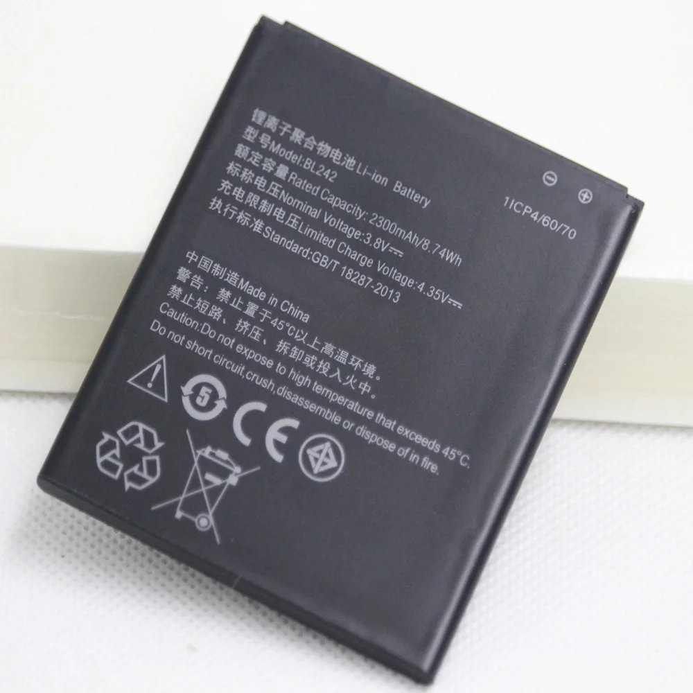Абсолютно новый BL 242 батарея BL242 для Lenovo K3 K30-W K30-T A6000 A3860 A3580 A3900 A6010 плюс 3 8 V 2300 мАч