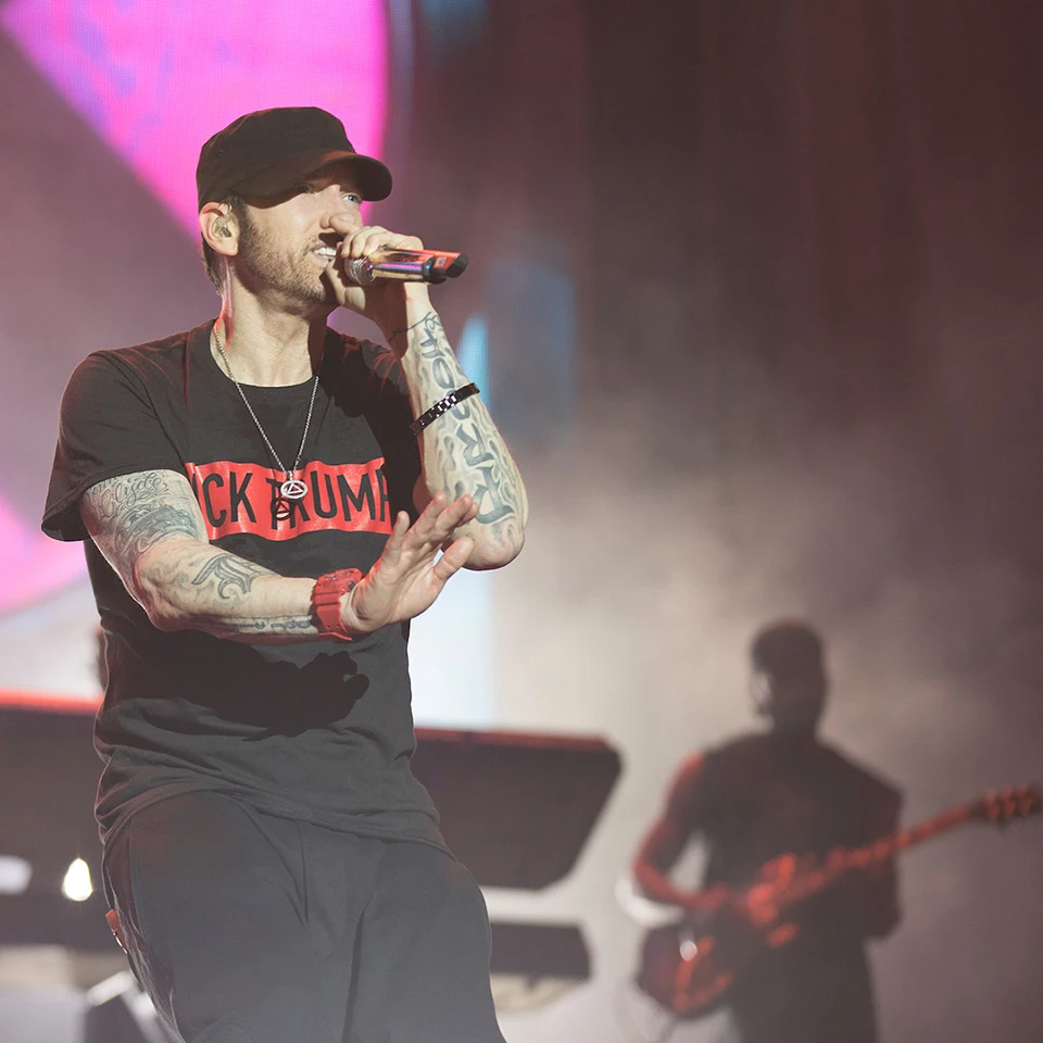 Eminem треугольное мужское ожерелье хип-хоп Рок уличная культура титановая Нержавеющая Сталь Серебряная цепочка Ожерелье модное мужское ювелирное изделие подарок