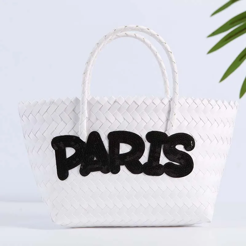 Женская Вышивка Соломенные Сумочки 2019 Новый большой емкости ручной работы