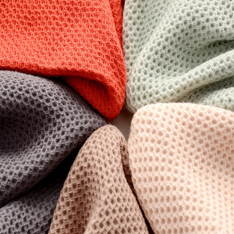 Новое поступление 2018 однотонное сотовое полотенце супер впитывающее