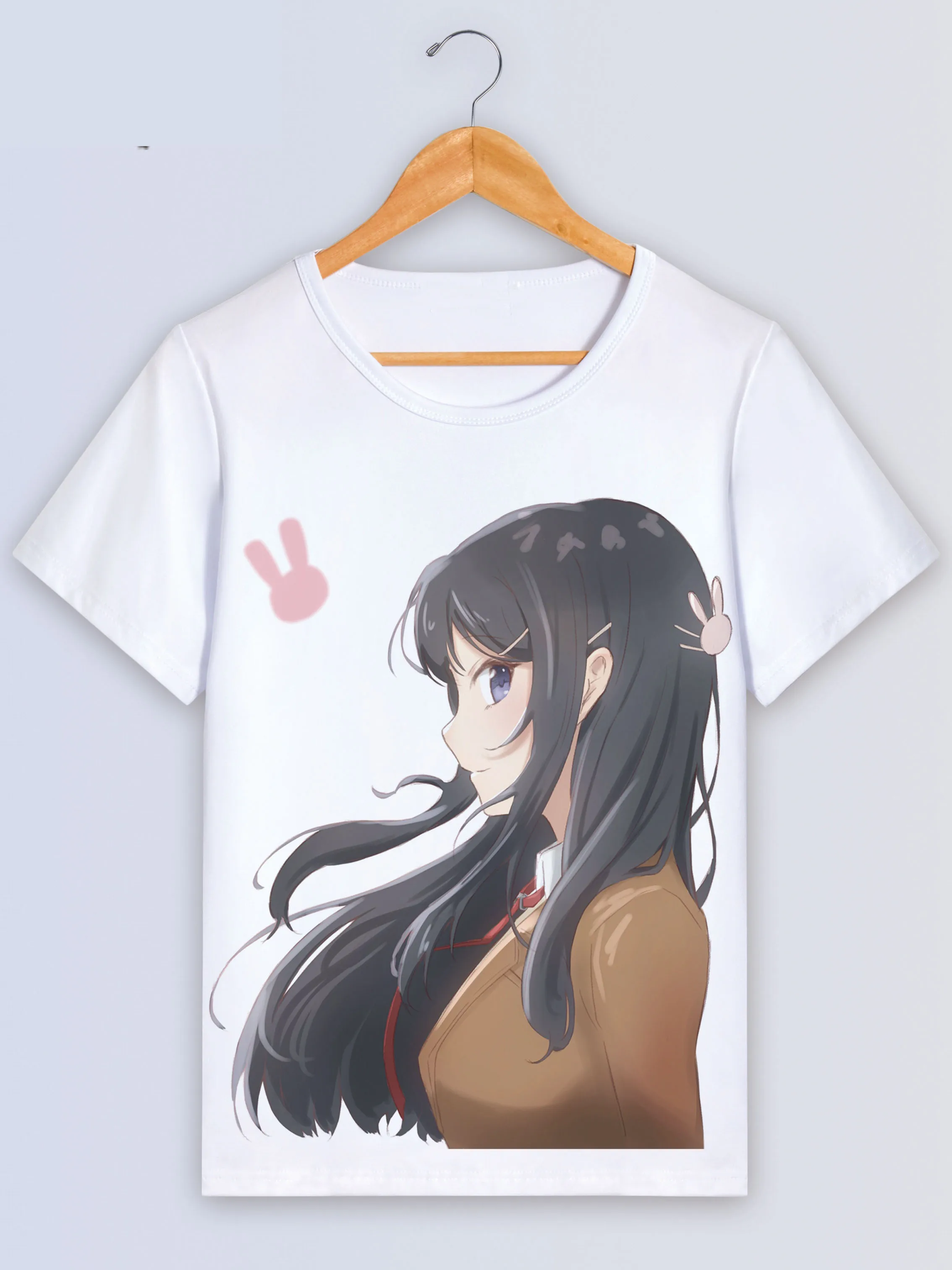 Футболка для косплея из аниме Seishun Buta Yarou wa Bunny Girl Senpai no Yume wo Minai|Мужские футболки| |