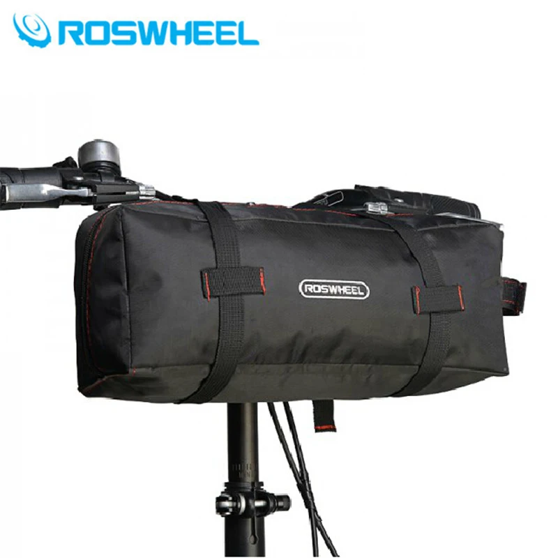 Складная велосипедная сумка 2 в 1 ROSHWEEL + для хранения на руль/седло|bicycle pack|saddle bag
