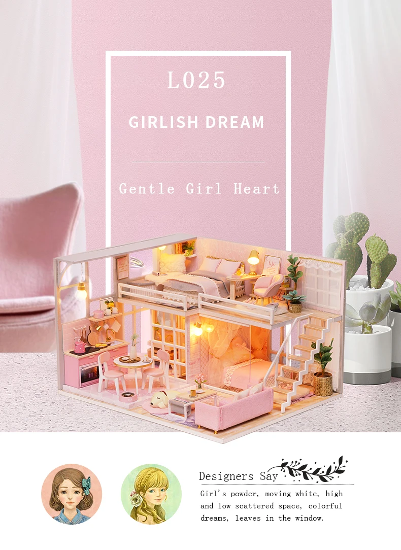 Cutebee кукольный дом мебель миниатюрный кукольный домик DIY миниатюрный дом комната коробка театр игрушки для детей наклейки DIY кукольный домик E