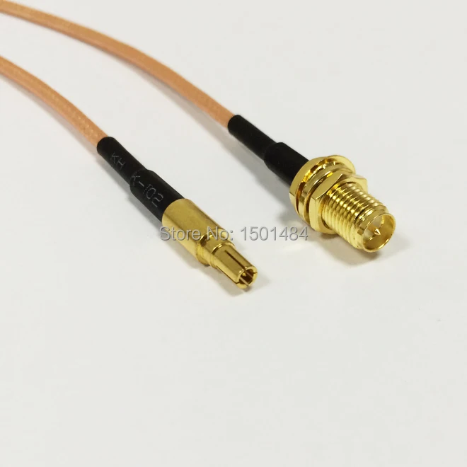 Новый RP-SMA гнездовой разъем Переключатель CRC9 штекер Конвертор RG316 кабель 15 см 6