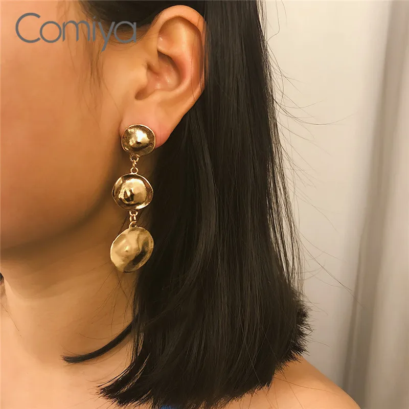 Comiya Boho Длинные висячие серьги для женщин BrincoS Feminio этнические ювелирные изделия