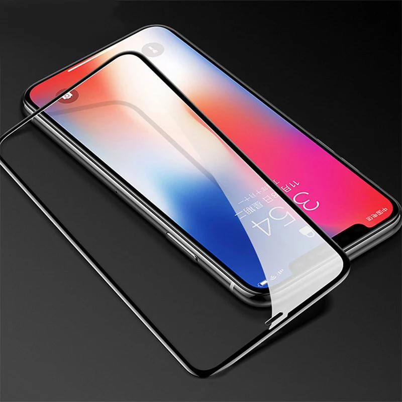 Защитное стекло закаленное для iPhone XS Max XR 7 6 6S Plus 2.5D | Мобильные телефоны и