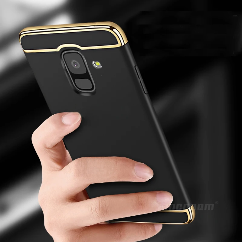 Роскошный чехол 3 в 1 для Samsung Galaxy J6 2018 жесткий накладка J600 J600F SM J600F|Чехлы-накладки| |