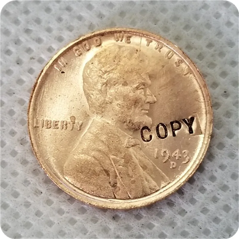 Копия копии 1943 D Lincoln пшеничная цент Пенни|Безвалютные монеты| |