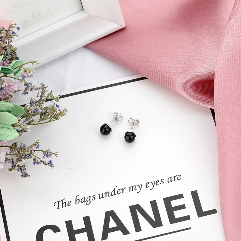 JXXGS New Designs Brass Rhodium Fine Earring Shell Pearl Stud Earrings For Women | Украшения и аксессуары