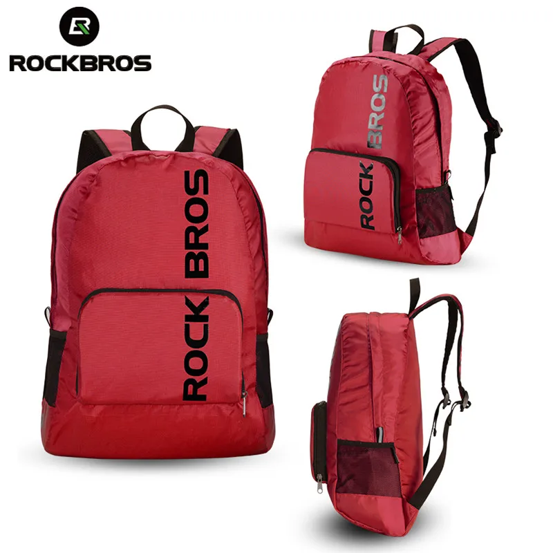 ROCKBROS портативный рюкзак для велоспорта непромокаемые складные сумки пешего