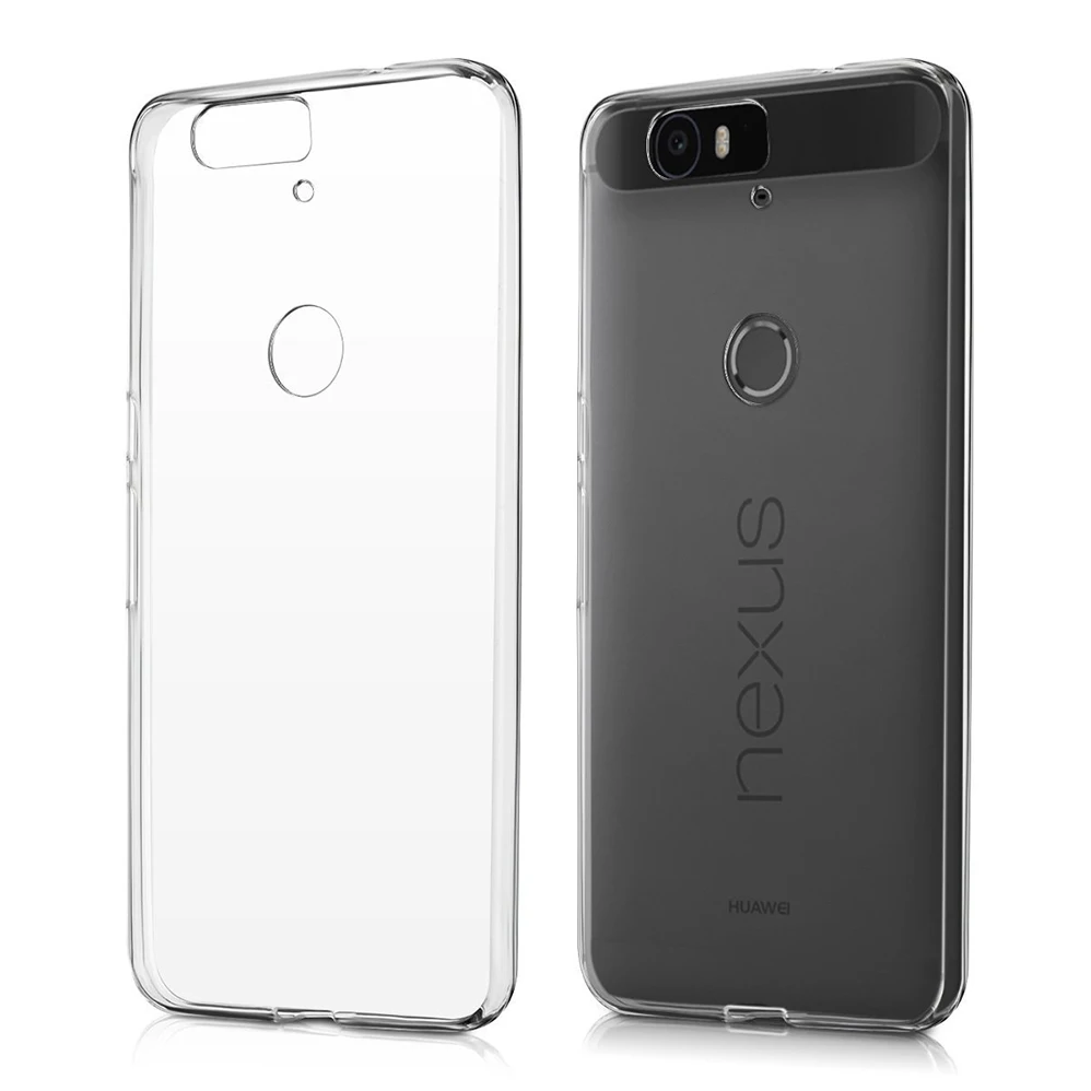 Прозрачный чехол для Huawei Google Nexus 6P 2015 прозрачный силиконовый из ТПУ с прозрачной