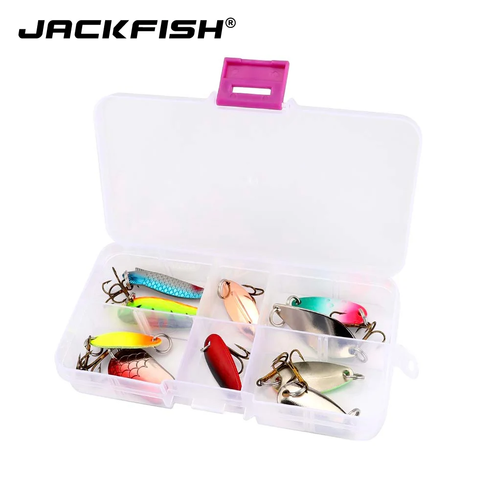 Блесна для рыбалки JACKFISH 3/4/5G/6 г 10 шт./лот|Наживки рыбной ловли| |